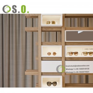 Customized glasses display rack Sunglass Display Stand Showcase For Optical