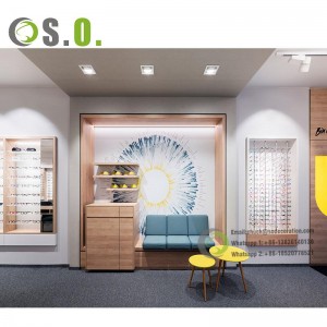 optical display showcase sunglasses display cabinet eyewear display cabinet