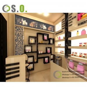 Shopping Mall Perfume Display Cabinet,Cosmetics Showcase,Perfume Kiosk