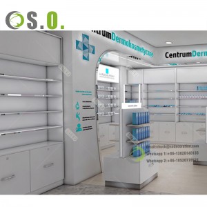 Factory  Price Pharmacy Shelves Retail Modern Design Pharmacy Furniture Medical Shop Interior Design For Sale