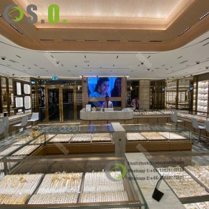 Modern customizable 304 stainless steel jewelry  display for jewelry  store