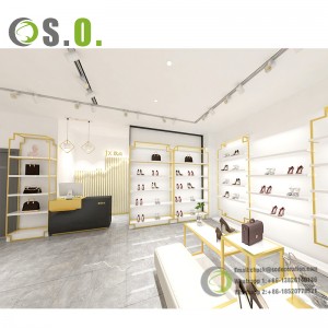 Factory directly sell shoes store design furniture shoes shop interior decoration