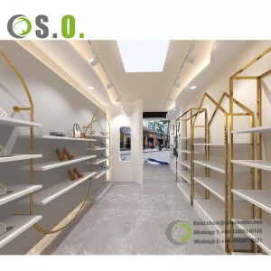 Factory Wholesale shoes shop Display Rack Wood Showcase Furniture Modern Shop Counter Design For Shoe Store