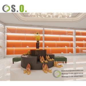 Best Price High Quality Shoe Cabinet Display shelf display Shoes Shop Decoration