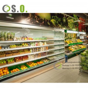 Supermarket Wooden Shelves Store Fruit Display Stand Modern Design Vegetable Racks Shelf