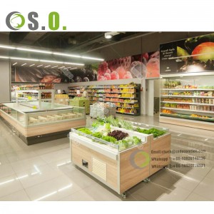 Supermarket Equipment Shelf Fruit And Vegetable Storage Stand Gondola Shelving
