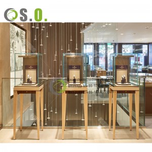 High End Watch Shop Design Watch Display Showcase High Quality Jewelry Display Counter