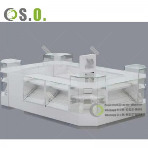 Watch Display Stand Custom Watch Shopping Mall Kiosk Design Wood Display Floor Stand for Mall