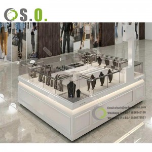 High End Modern Watch Glass Display Showcase Jewelry Counter Cabinets Watch Kiosk for Shopping Mall