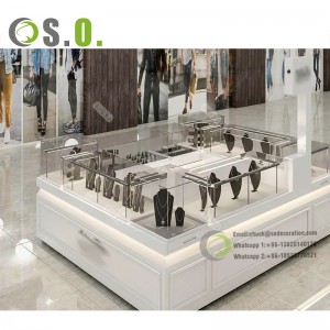 Watch Display Stand Custom Watch Shopping Mall Kiosk Design Wood Display Floor Stand for Mall