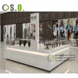 High End Modern Watch Glass Display Showcase Jewelry Counter Cabinets Watch Kiosk for Shopping Mall