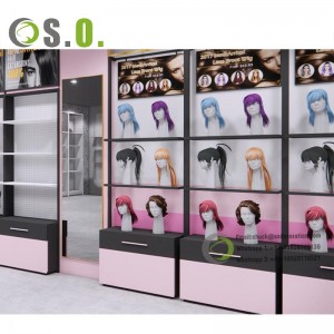 hair extension display rack hair extensions display cabinet barber shop decoration