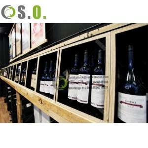 Liquor Store Shelving Wine Display Cabinet