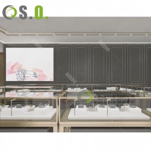 Shop Counter Tempered Glass Display Showcase Jewelry Glass Cabinet with Factory Price Display Shelves