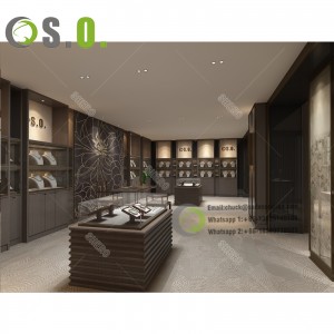 Glass Jewelry Display Showcase Jewellery Island Shop Wood Stainless Steel Jewelry Kiosk for Mall