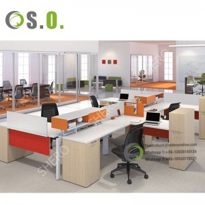 Stylish Wood office computer executive desk modern design boss table working office furniture
