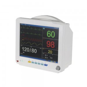 Monitoro de paciento de hospitalo SM-12M(15M) ICU-ekrana ekrano
