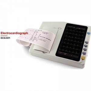 ECG മെഷീൻ SM-301 3 ചാനൽ പോർട്ടബിൾ ECG ഉപകരണം