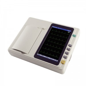 Elektrokardiograaf SM-601 6-kanaal draagbare EKG-masjien