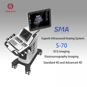 Ultrasound machine S70 trolley 4D scanner doppler di culore Strumenti medichi USG per l'uspidale