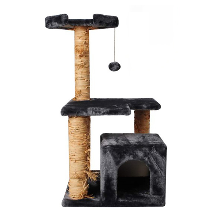 Cat Tree Condo Furniture Kitten Activity Tower Pet Kitty Play House With Scratching Posts