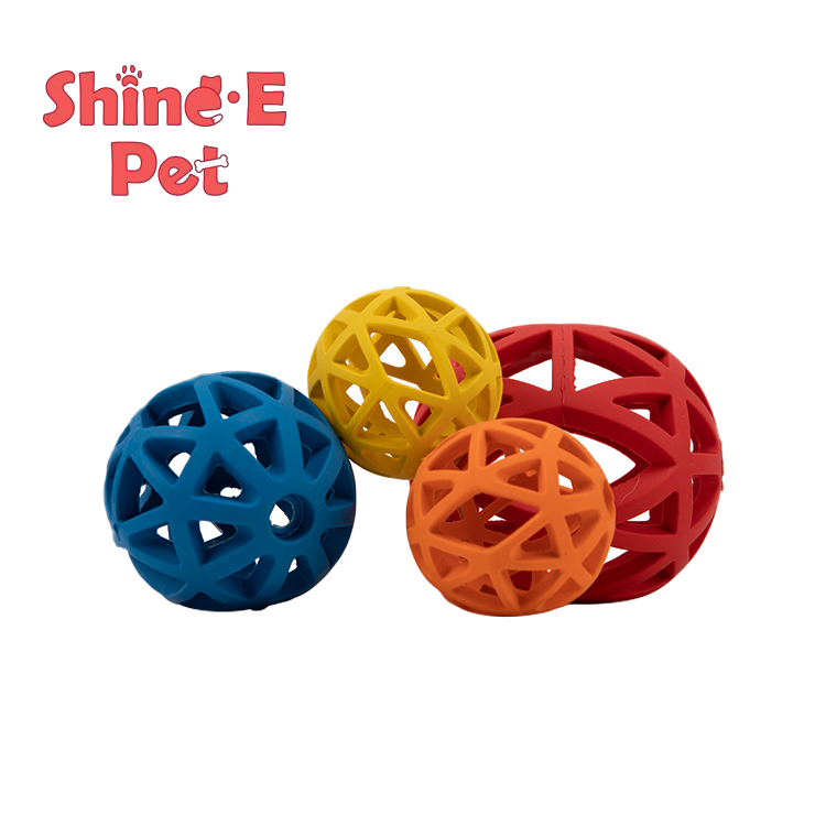 Latest quality factory price dog toy ball throwing game rubber ball