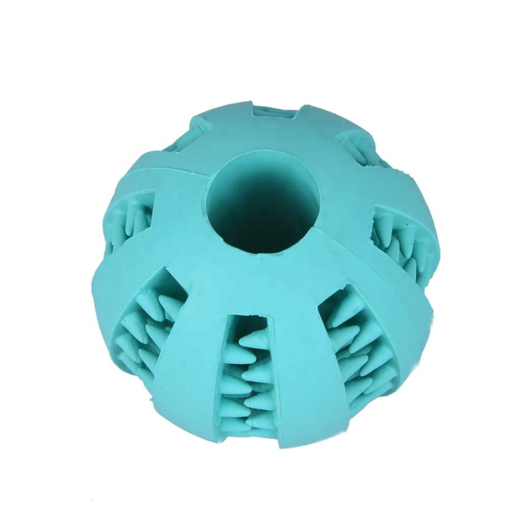 Dog Toy Ball Chew Ball Food Treat Tooth Cleaning Exercise Game Ball
