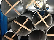 Thin-walled stainless steel pipe construction and installation