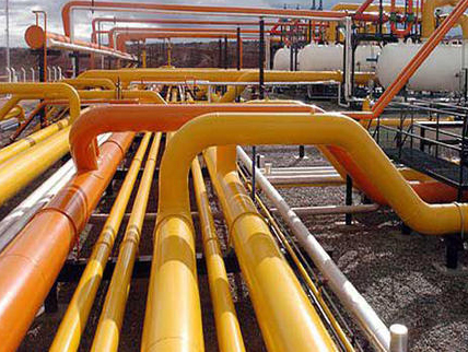 Gas pipeline internal coating