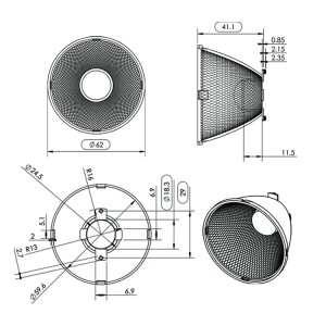 ПЦ рефлектор оптичког квалитета СЛ-А-062А