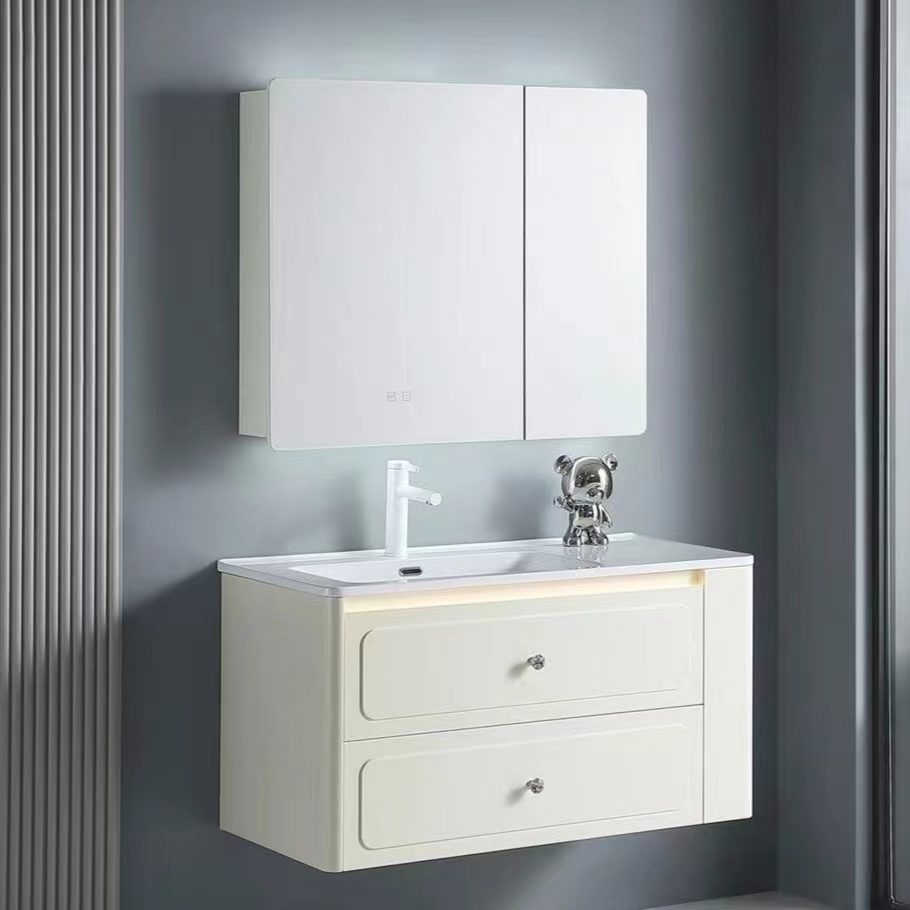 High Grade fashion design plywood bathroom sink cabinets mirror bathroom vanity for sale