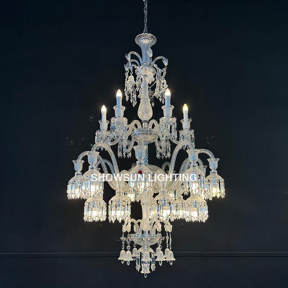 High Quality Luster Baccarat Copied Solstitium Chandelier Baccarat Crystal Lighting