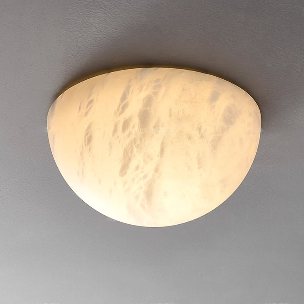 Mini Modern Alabaster Ceiling Lamp para sa Corridor