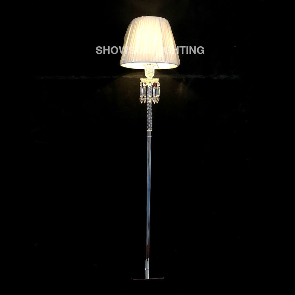 1 Light High Quality Copied Baccarat Floor Lamp for Wedding