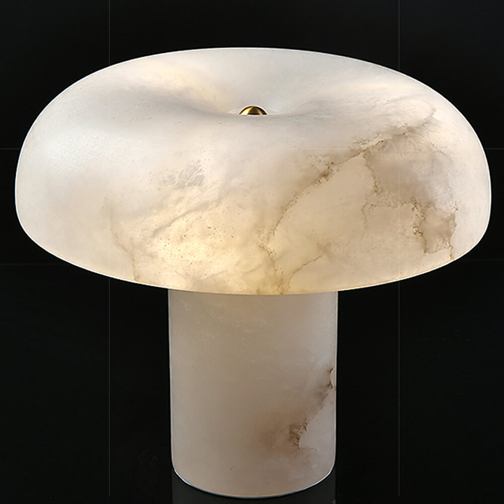Современная художественная настольная лампа из алебастра