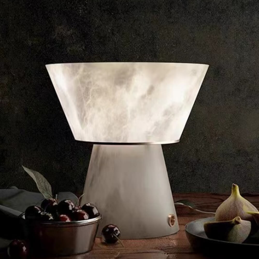 Modern Artistic Alabaster Desk Lamp