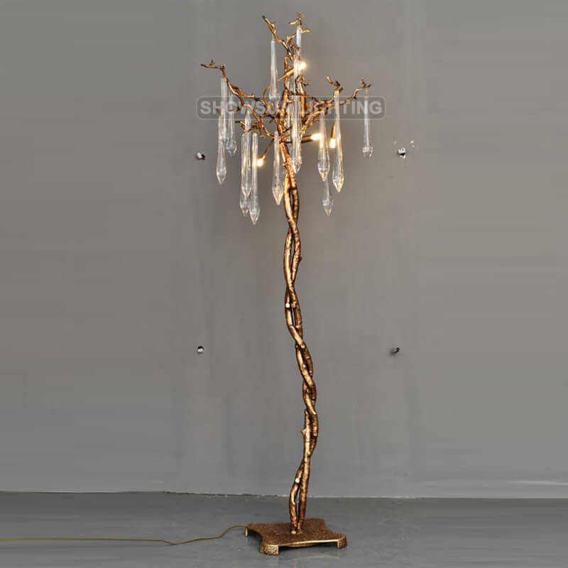 Serip Brass Branch Standing Lamp