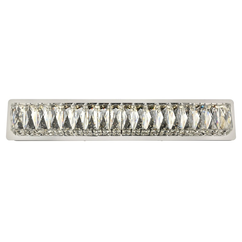 62 cm lang Monroe LED krystal væglampe