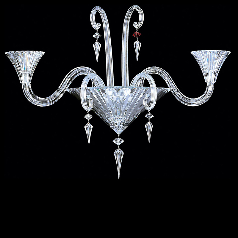 2 Solais Baccarat Mille Nuits Wall Sconce