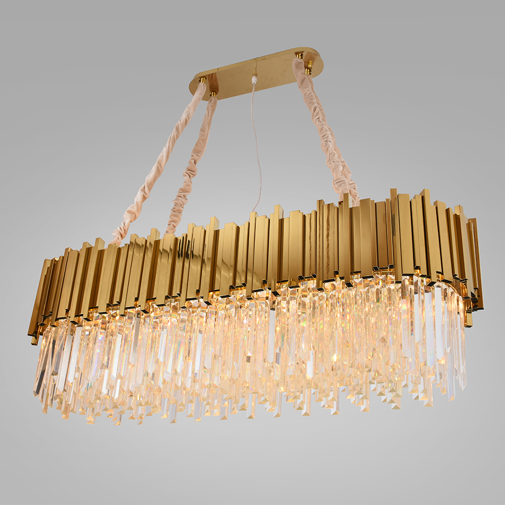 47 Inch Long Post Modern Chandelier for Dining Room