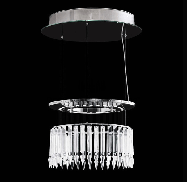 One Level Suspended Baccarat Crystal Lamp