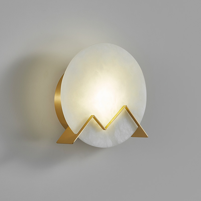Moderné alabastrové nástenné svietidlo