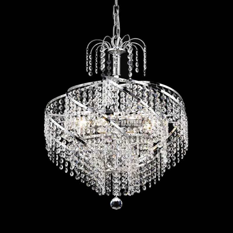 Lampadario di cristallo lampadario impero altezza 43 cm illuminazione per camera da letto