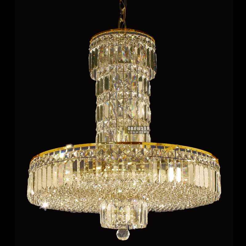 Bilindahî 70 CM Empire Chandelier Crystal Chandelier Lighting For Living Room
