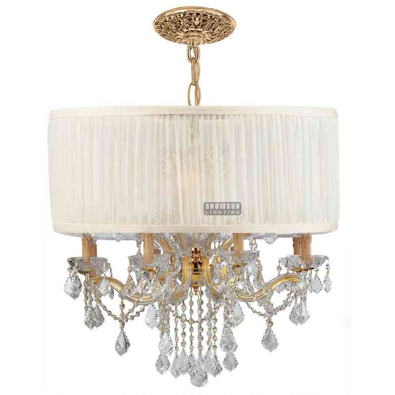 6 Lights Gold Maria Theresa Chandelier