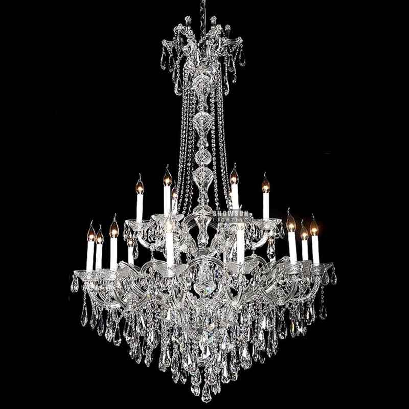 18 Lampu Candelier Maria Theresa Chrome