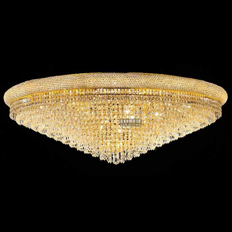 Wisa '120CM Empire Style Ceiling Light Crystal Flush Mounts