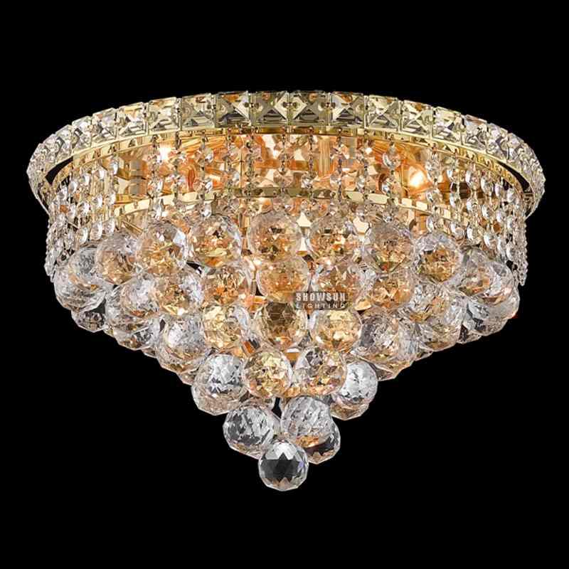 Širina 40 CM Empire stil stropne svjetiljke Crystal ugradbeni nosači