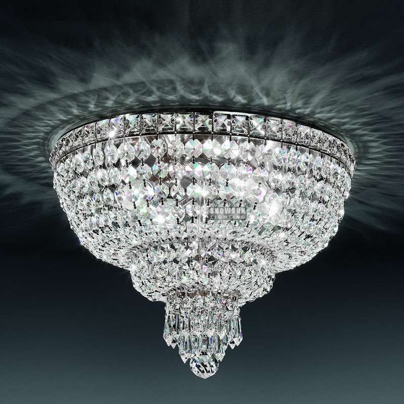 Wisa '51CM Empire Style Ceiling Light Crystal Flush Mounts