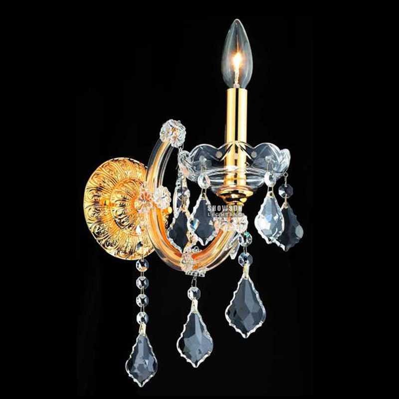 1 licht Maria Theresa wandlamp K9 kristallen wandkandelaar
